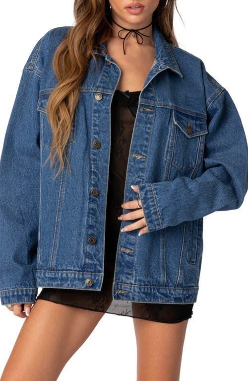 Womens Dalia oversized denim jacket Product Image