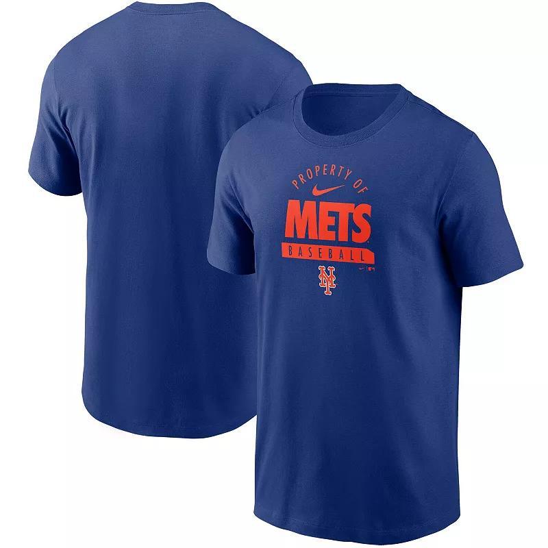 Mens Nike Royal New York Mets Primetime Property Of Practice T-Shirt Product Image