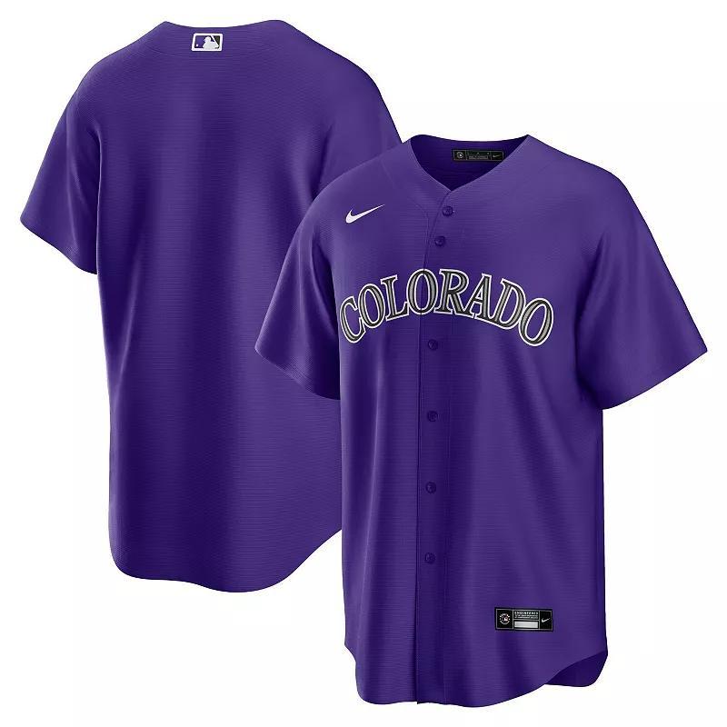 Mens Nike Colorado Rockies Alternate Replica Team Jersey Product Image