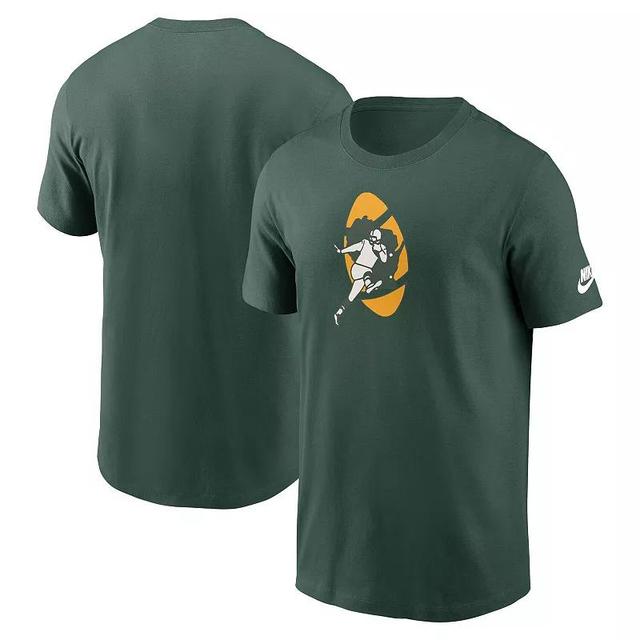 Green Bay Packers Rewind Logo Essential Nike Mens NFL T-Shirt Product Image