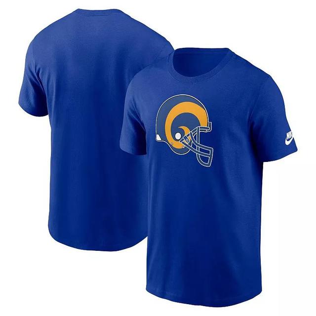 Mens Nike Royal Los Angeles Rams Rewind Logo Essential T-Shirt Product Image