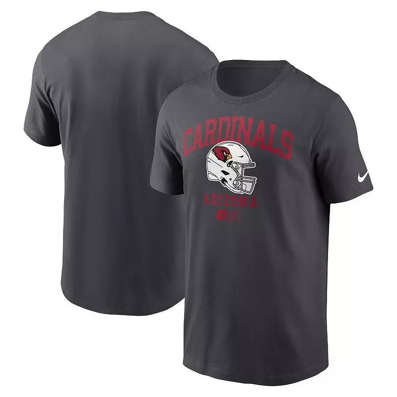 Mens Nike Anthracite Arizona Cardinals Helmet Essential T-Shirt Product Image