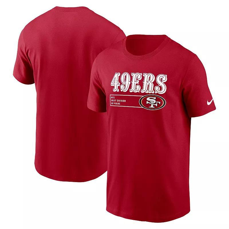 Mens Nike Scarlet San Francisco 49ers Division Essential T-Shirt Product Image