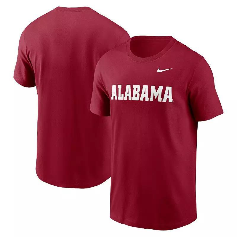 Mens Nike Crimson Alabama Crimson Tide Primetime Evergreen Wordmark T-Shirt Product Image