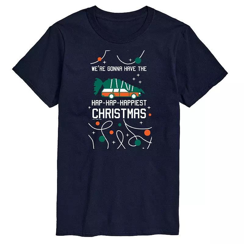 Big & Tall National Lampoons Christmas Vacation Griswold Family Christmas Graphic Tee, Mens Blue Product Image