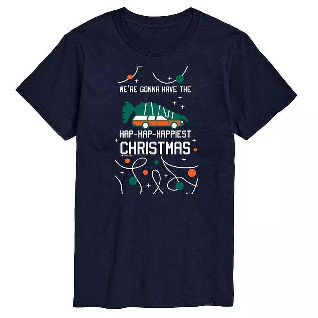 Big & Tall National Lampoons Christmas Vacation Griswold Family Christmas Graphic Tee, Mens Blue Product Image