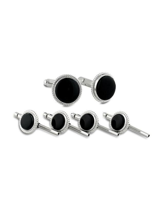 David Donahue Onyx Stud and Cufflink Set Product Image