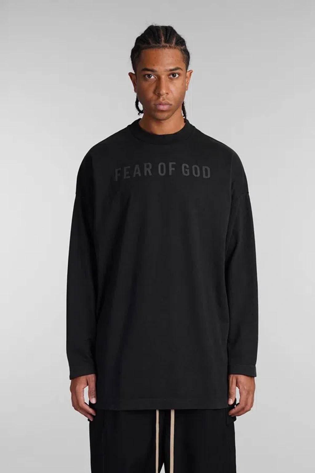 FEAR OF GOD Man Sweatshirt Black Size M Cotton, Lycra Product Image