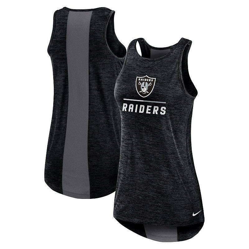 Womens Nike Black Las Vegas Raiders High Neck Performance Tank Top Product Image