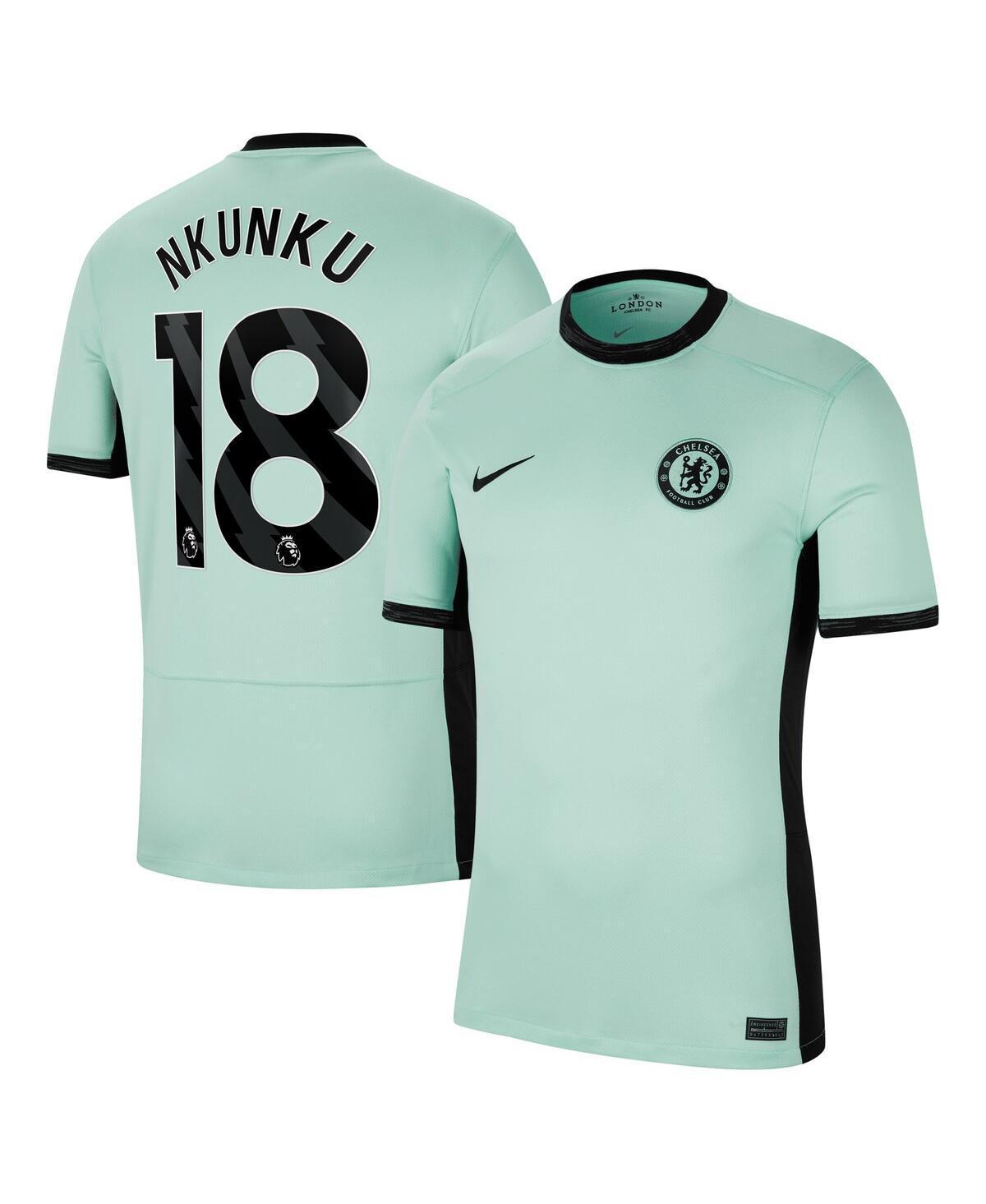 Mens Nike Christopher Nkunku Mint Chelsea 2023/24 Third Stadium Replica Player Jersey - Mint Product Image