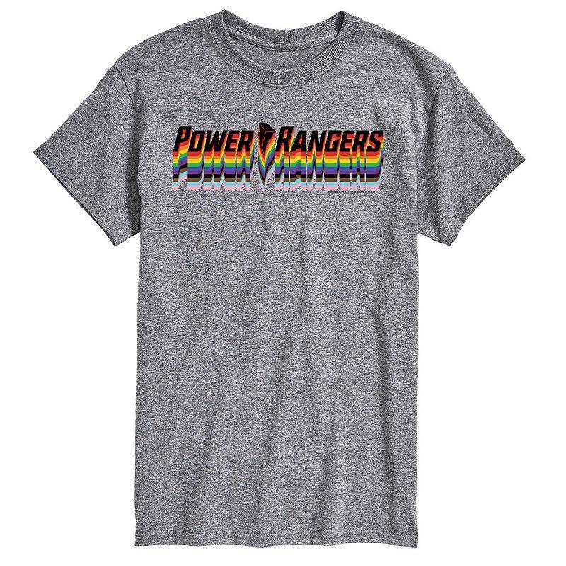 Mens Power Rangers Pride Logo Graphic Tee Product Image