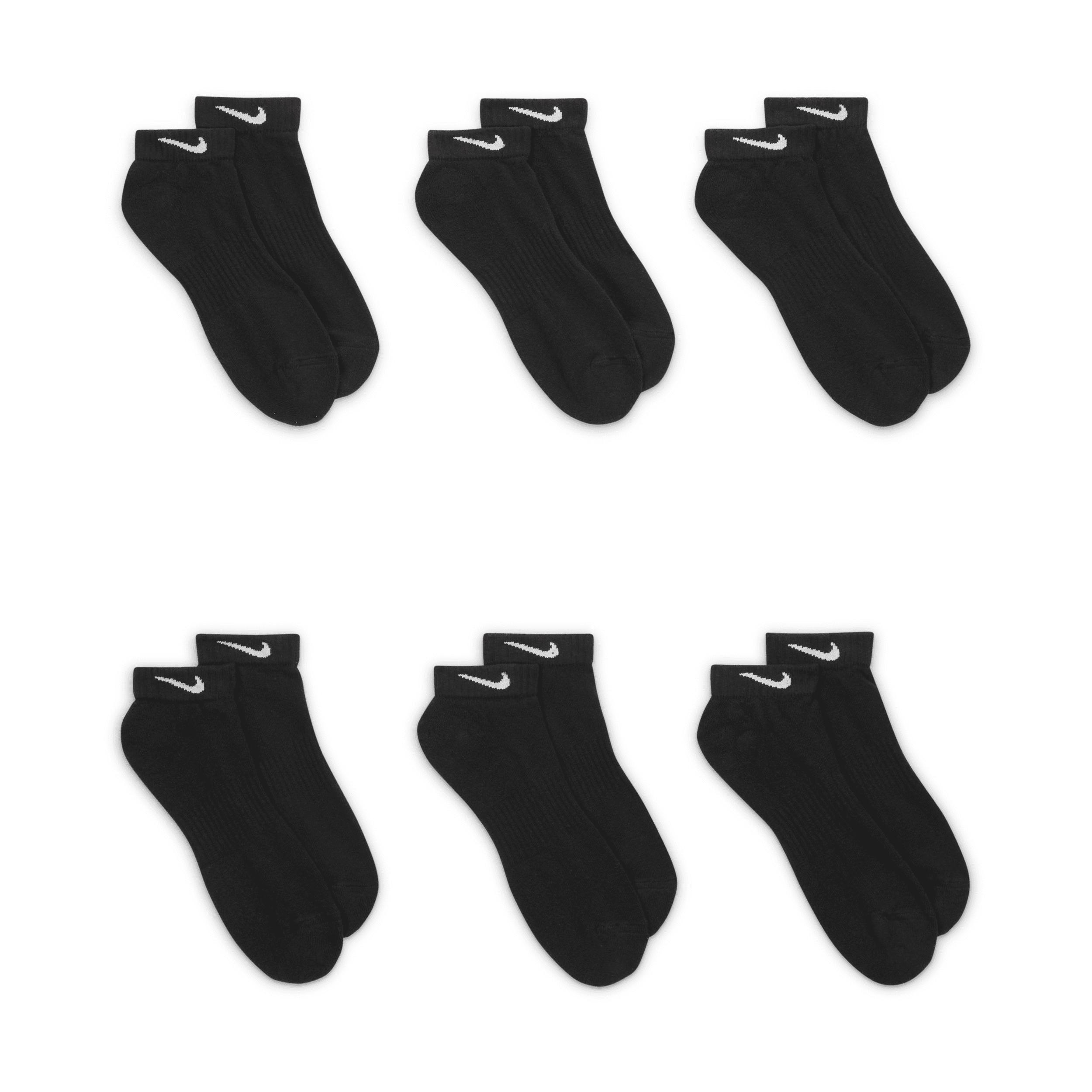 Mens Nike 6-pack Everyday Cushion Low-Cut Training Socks Grey Product Image