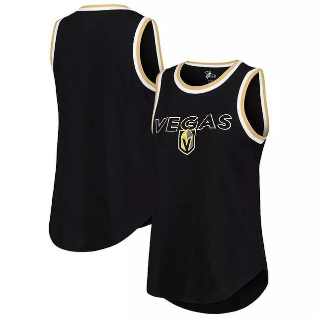 Womens G-iii 4Her by Carl Banks Black Vegas Golden Knights Strategy Tank Top Product Image