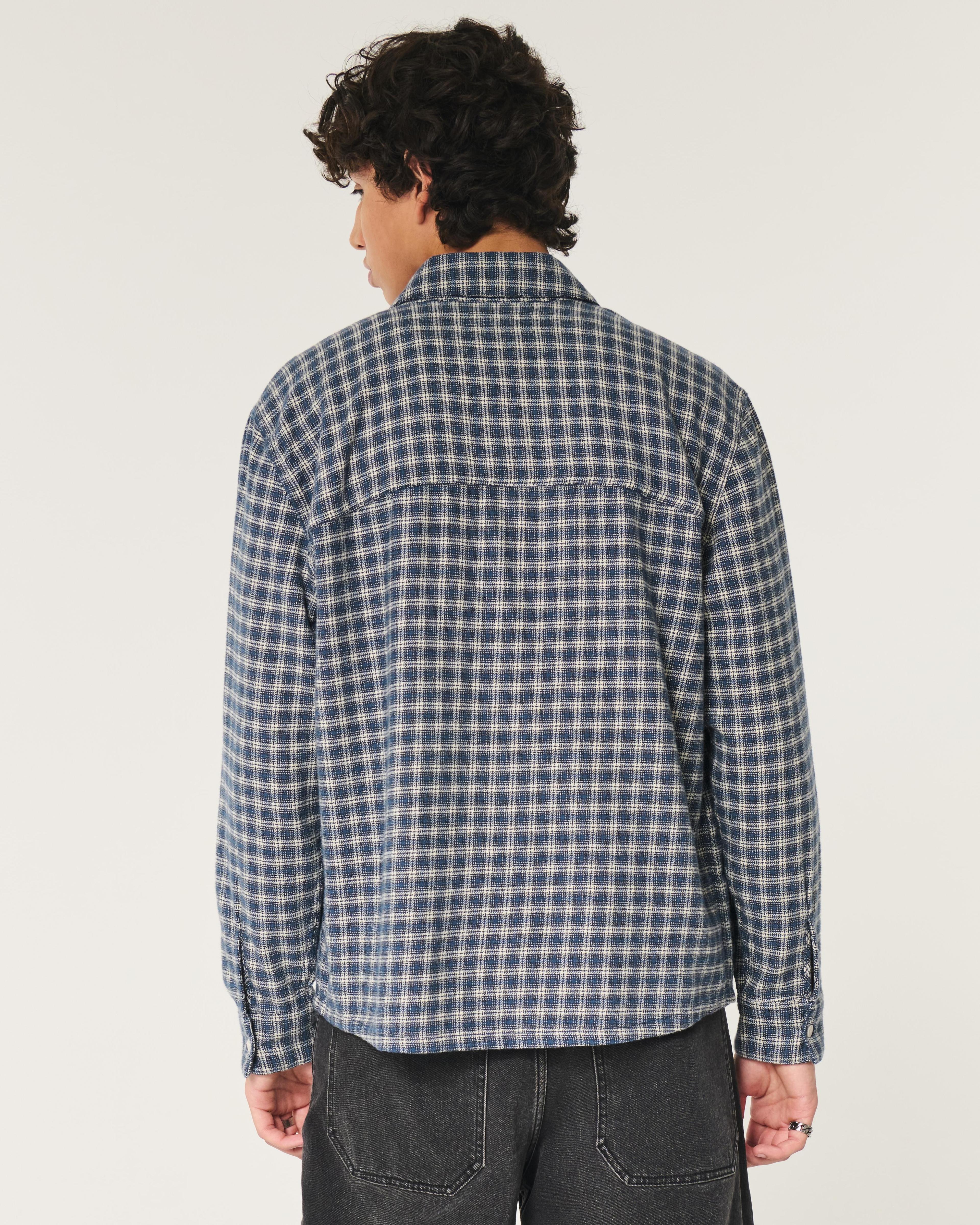 Relaxed Flannel Shirt Product Image