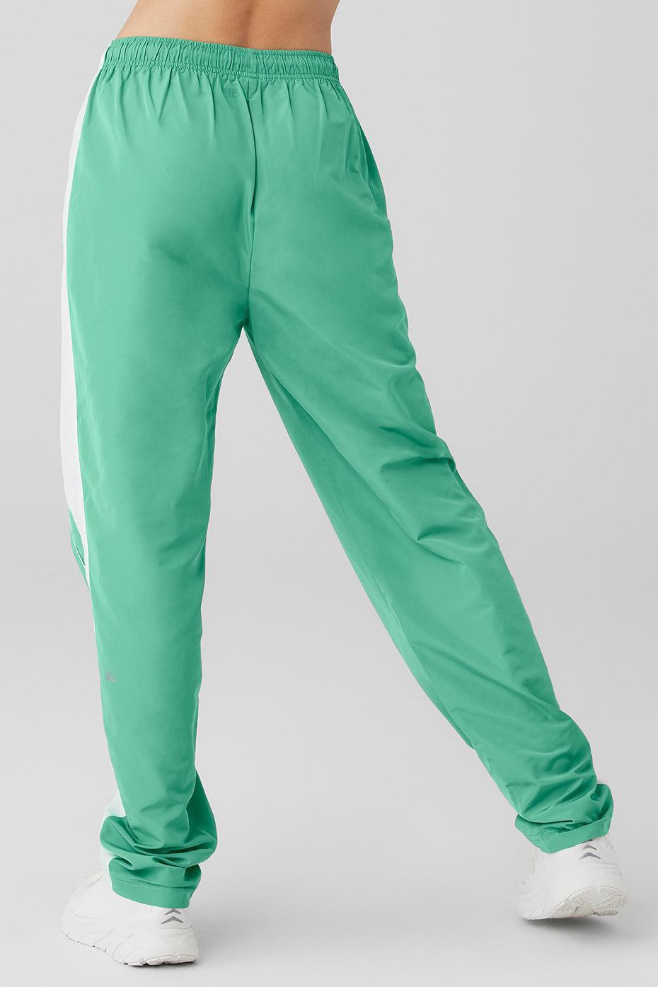 Racetrack Pant - Lettuce/White Female Product Image