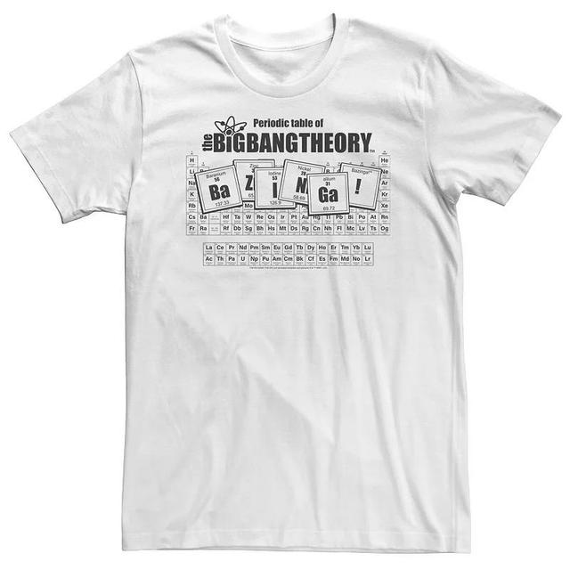 Big & Tall The Big Bang Theory Periodic Table Tee, Mens Product Image