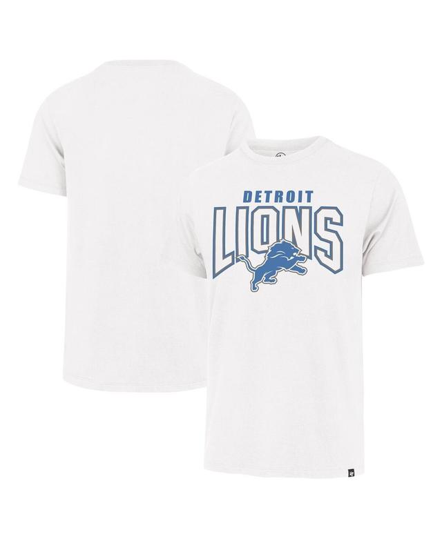 Mens 47 Brand White Detroit Lions Restart Franklin T-shirt Product Image