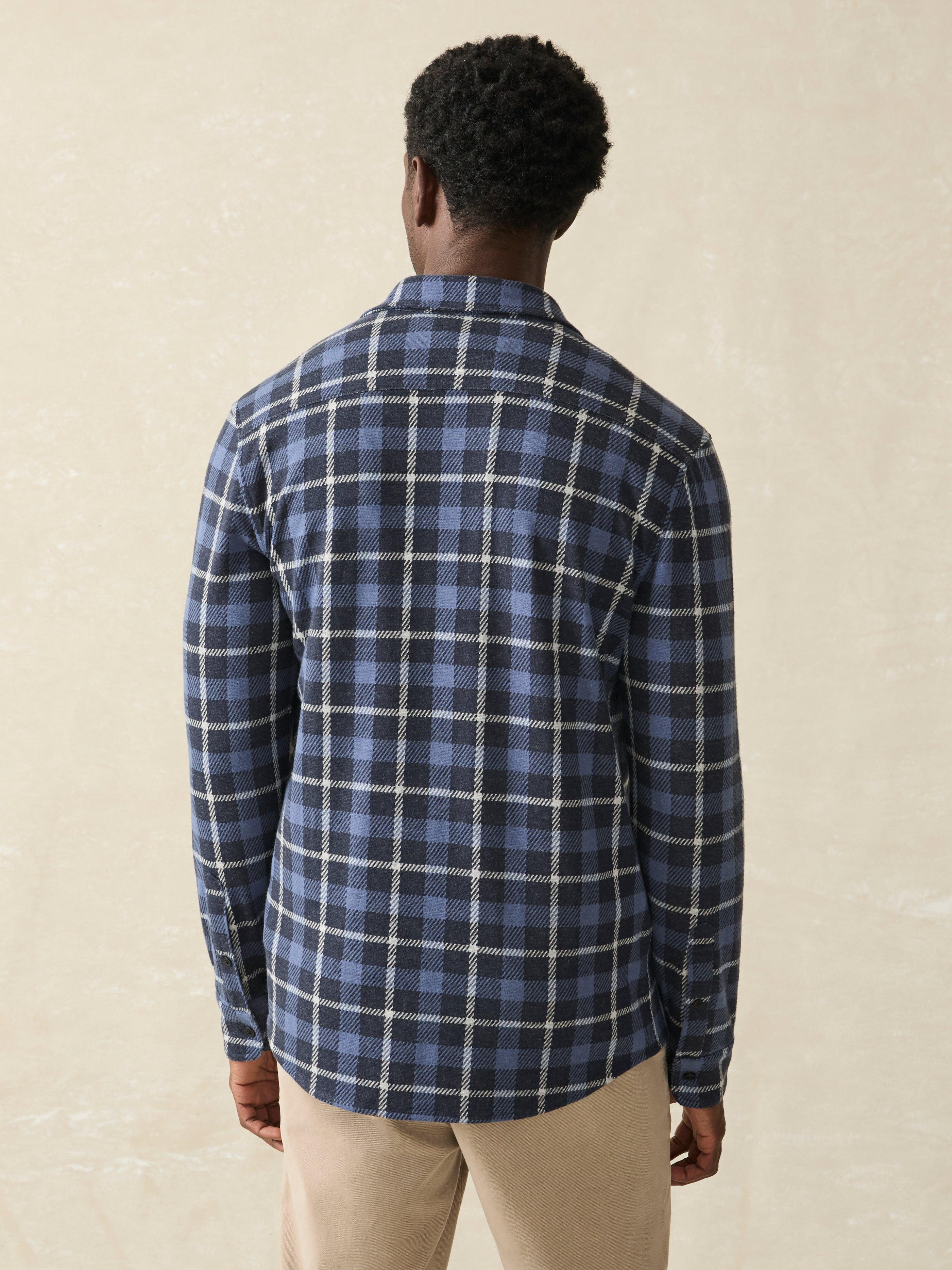 Legend Sweater Shirt - Blue Winds Plaid Male Product Image