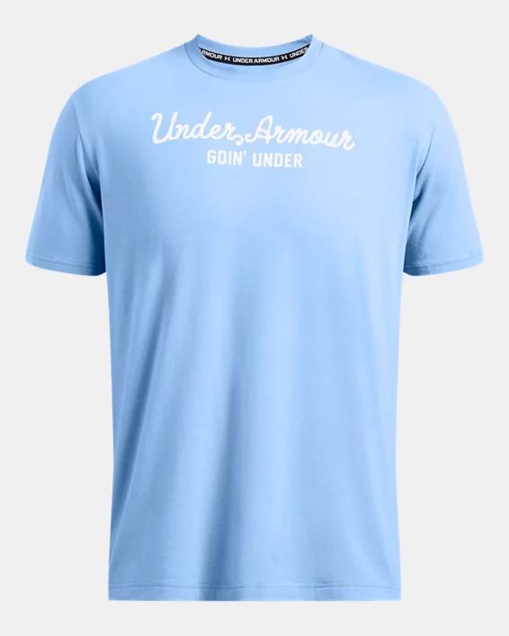 Men's UA Golf Script Wordmark Short Sleeve Product Image