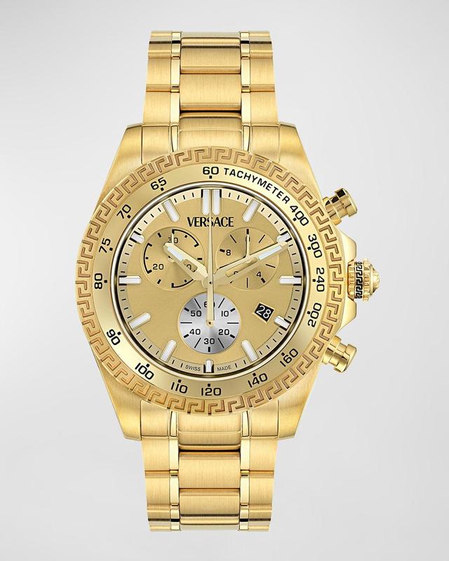 Men's Chrono X IP Yellow Gold Bracelet Watch, 44mm Product Image