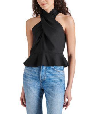 Women's Kosta Halter-Neck Peplum Top Product Image