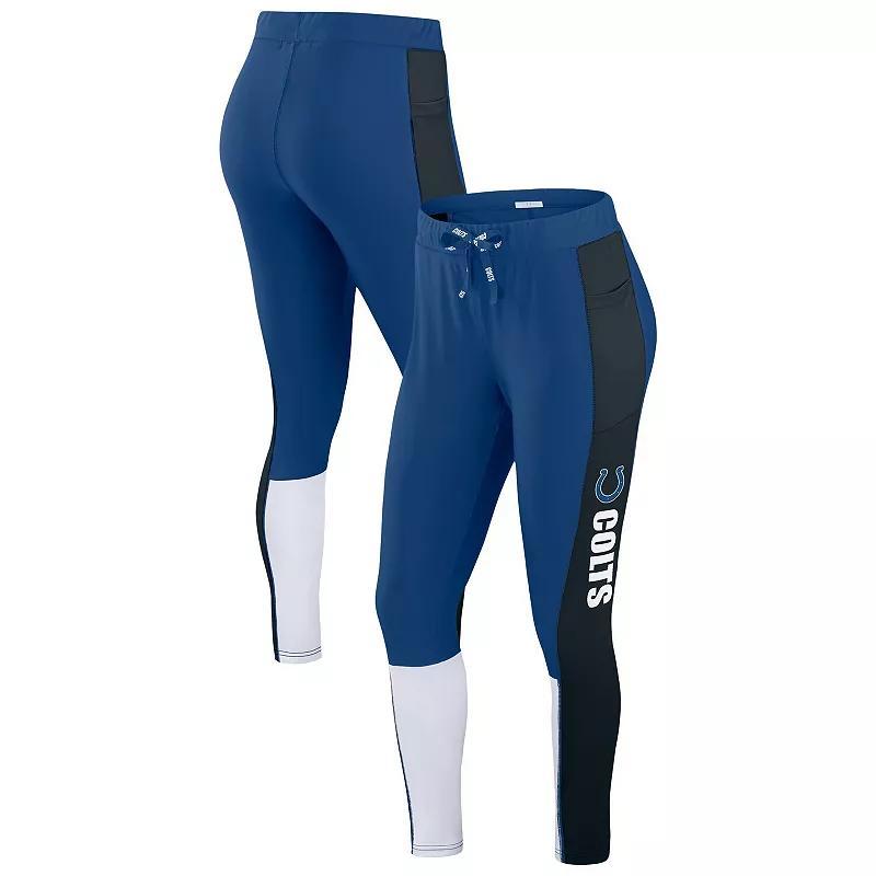 Womens WEAR by Erin Andrews Royal Indianapolis Colts Color-Block Leggings Product Image