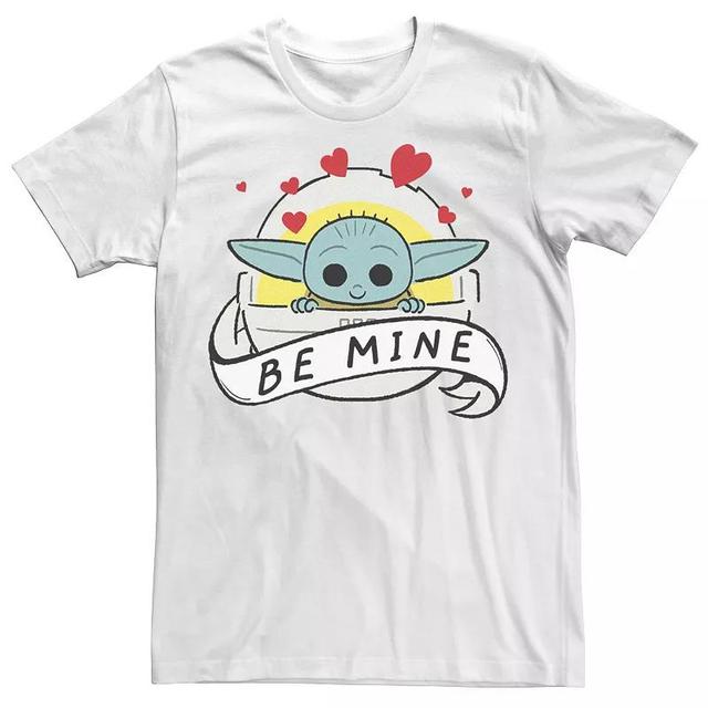 Big & Tall Star Wars The Mandalorian The Child Be Mine Valentines Day Tee, Mens Product Image