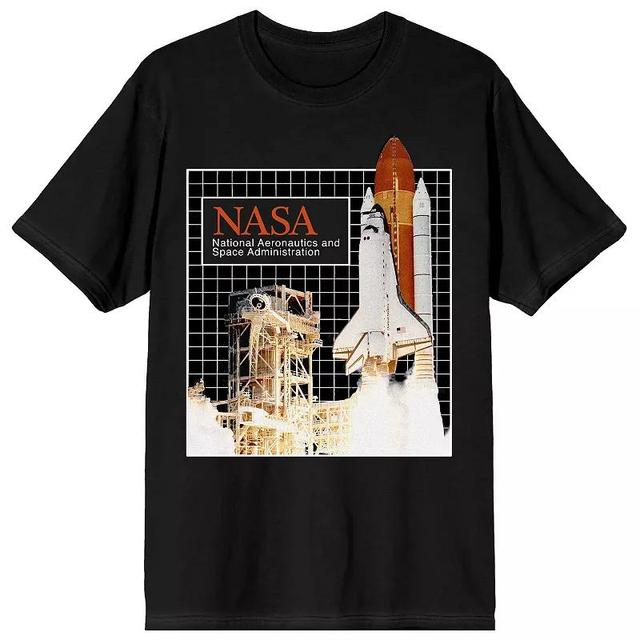 Mens NASA Space Shuttle Launch Graphic Tee Product Image