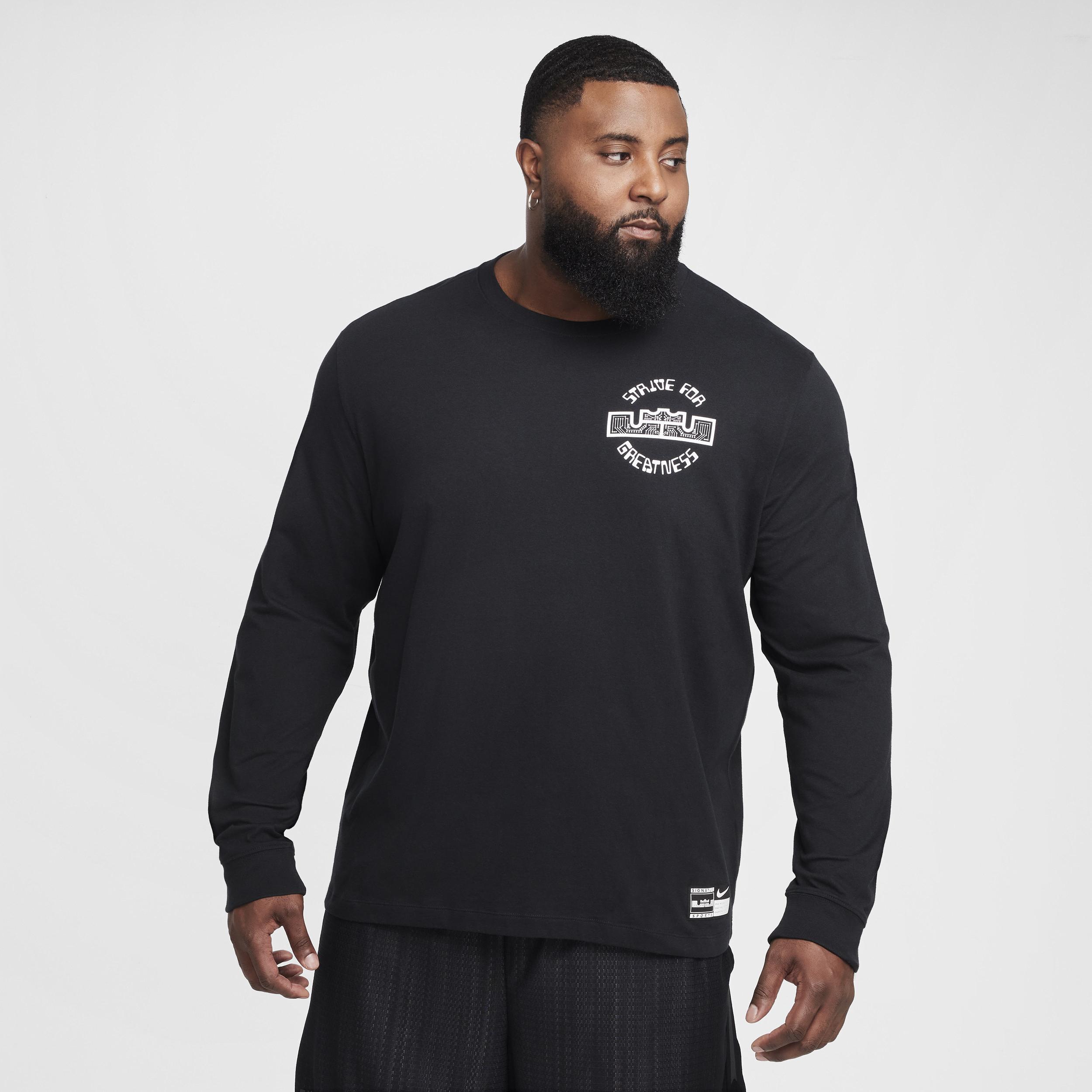 Nike Men's LeBron Max90 Long-Sleeve Basketball T-Shirt Product Image