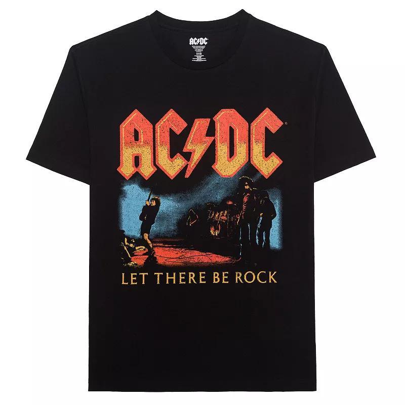 Big & Tall AC/DC Let There Be Rock Crewneck Graphic Tee, Mens Product Image