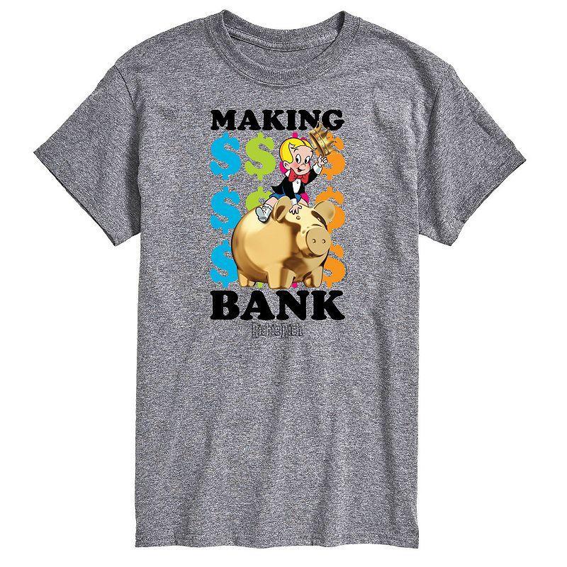 Big & Tall Richie Rich Making Bank Graphic Tee, Mens Product Image