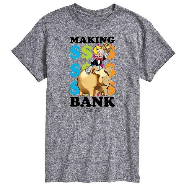 Big & Tall Richie Rich Making Bank Graphic Tee, Mens Product Image