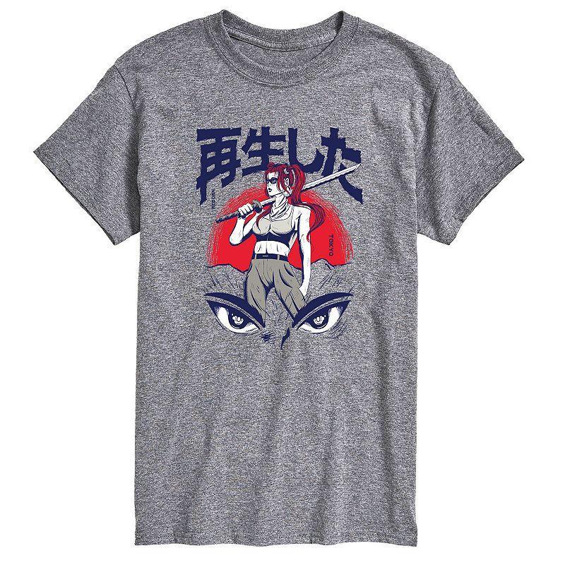 Big & Tall Anime Reborn Tee, Mens Product Image