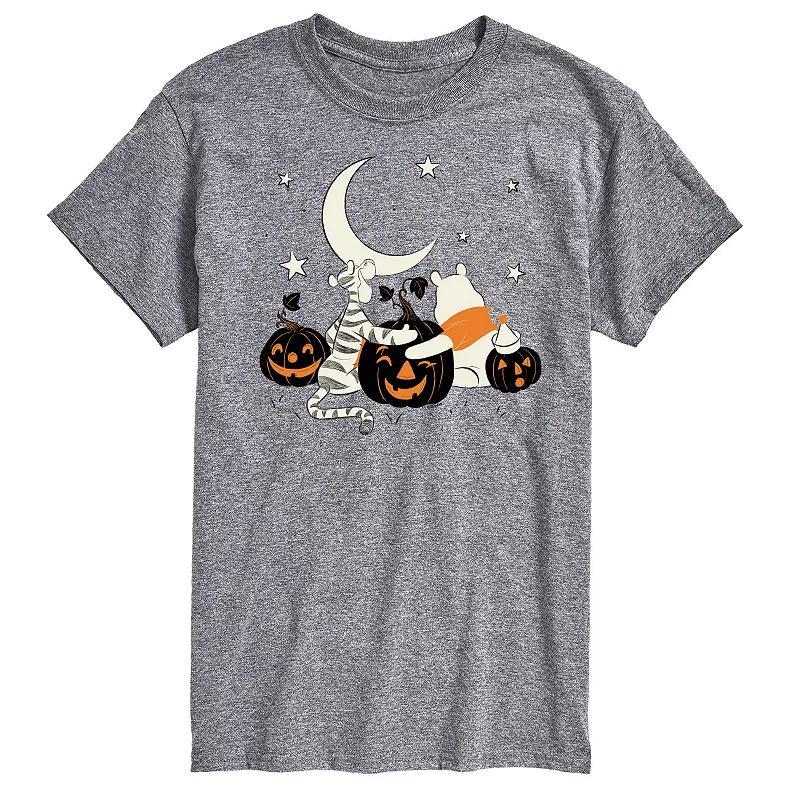 Disneys Winnie the Pooh Mens Tigger & Pooh Pumpkins Graphic Tee Product Image