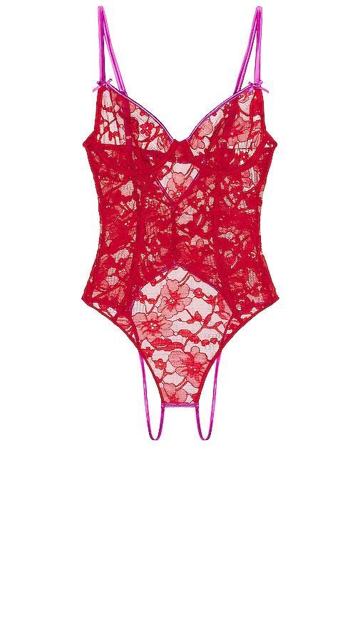 Womens Magnolia Lace Ouvert Bodysuit Product Image