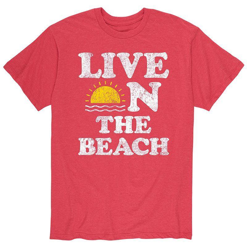 Mens Live On The Beach Tee Product Image