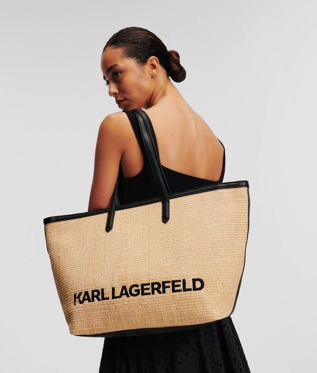 K/ESSENTIAL RAFFIA TOTE BAG Product Image