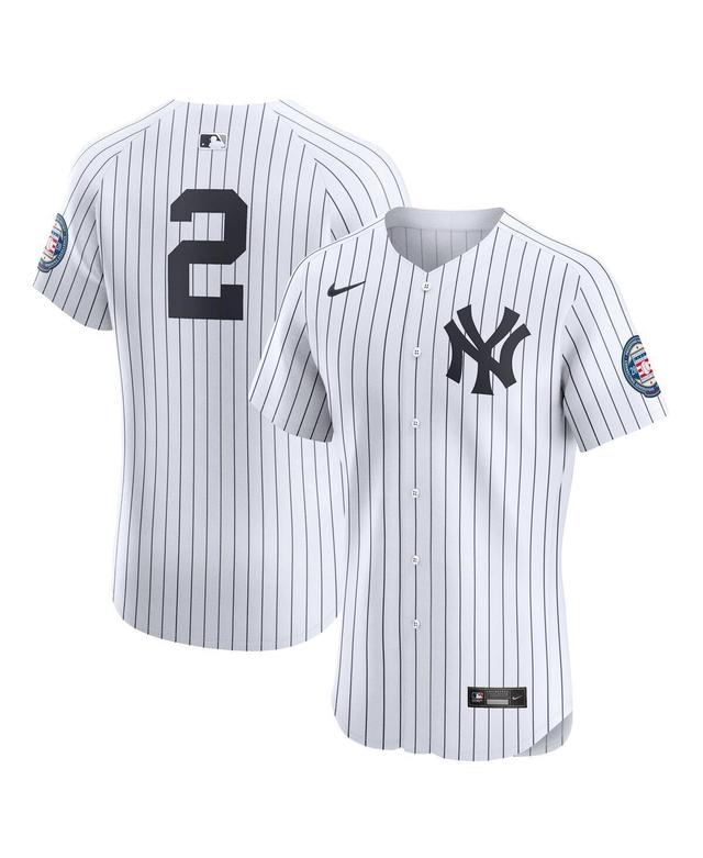 Mens Nike Derek Jeter New York Yankees Home Elite Jersey Product Image