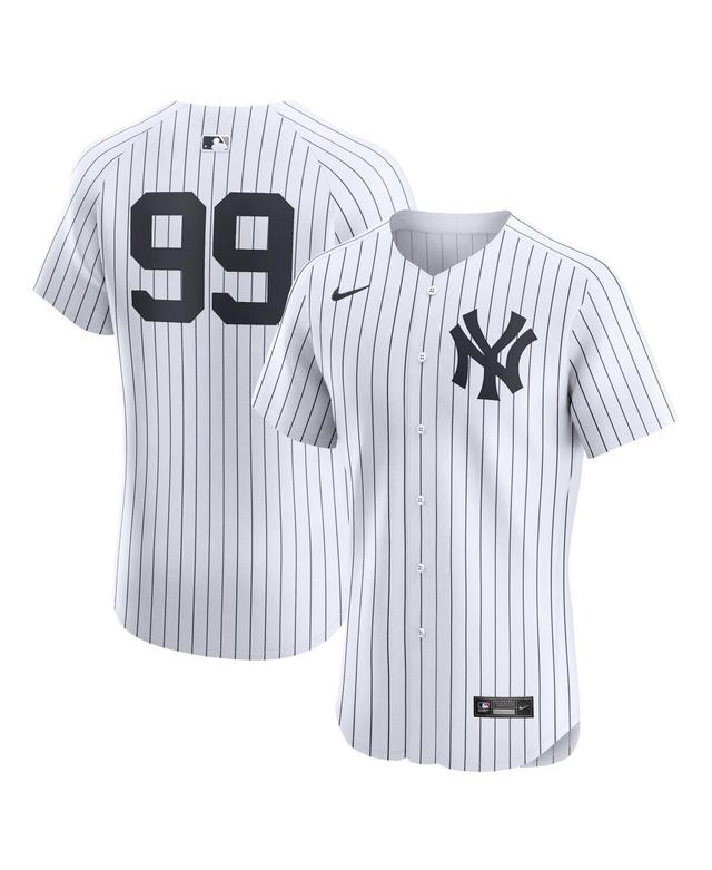 Mens Nike Aaron Judge White New York Yankees Home Elite Player Jersey - White Product Image