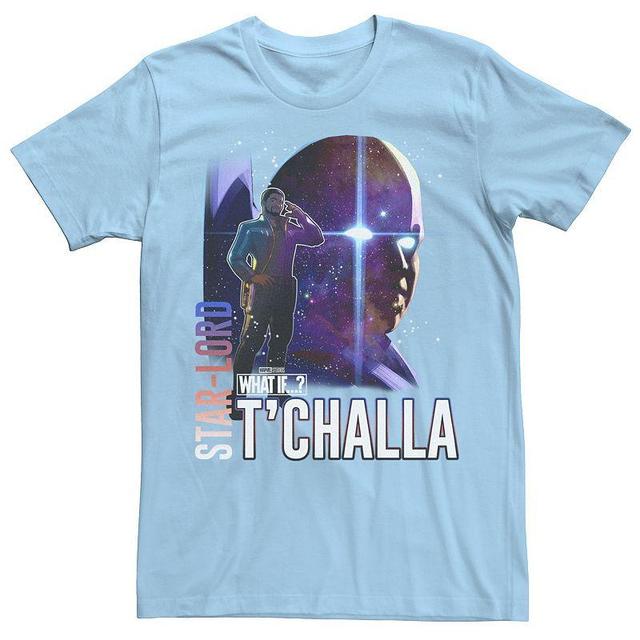 Mens Marvel What If Star Lord TChalla and Watcher Poster Tee Product Image