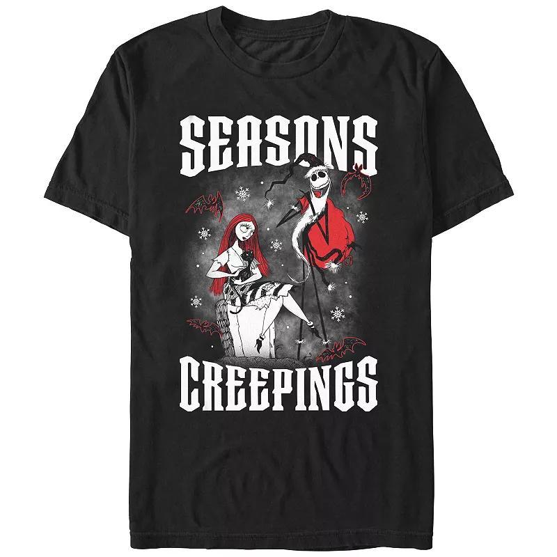 Disneys The Nightmare Before Christmas Seasons Creepings Mens Graphic Tee Product Image