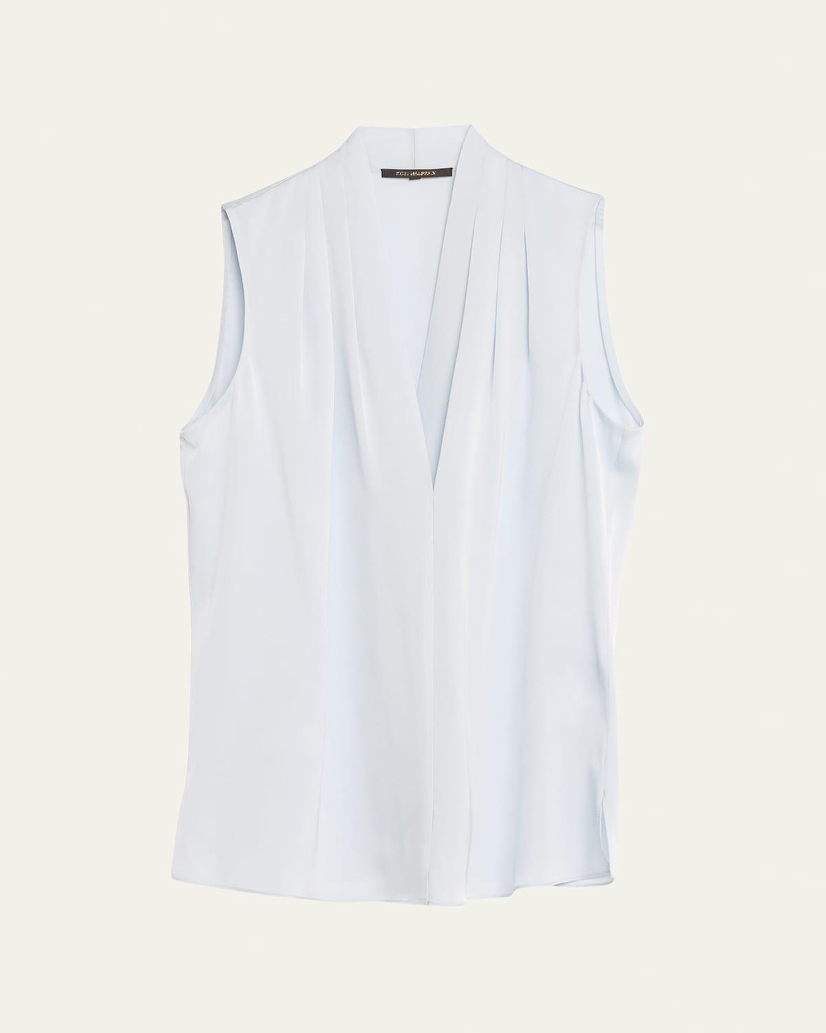 KOBI HALPERIN Mila Sleeveless Stretch Silk Blouse Product Image