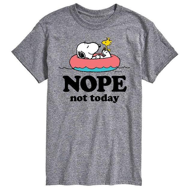 Mens Peanuts Snoopy Nope Not Today Graphic Tee Product Image