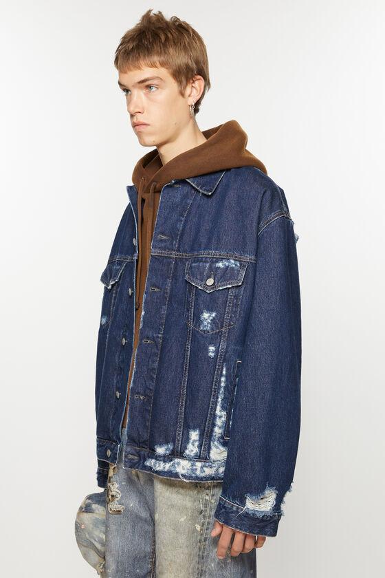 Distressed denim jacket - Relaxed fit Product Image