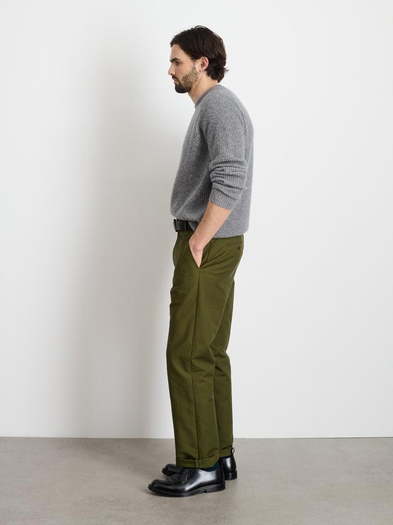 Grant Trouser In Cotton Twill Product Image