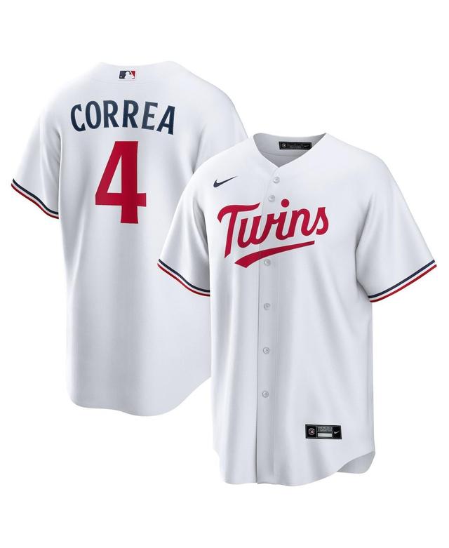 Mens Nike Carlos Correa White Minnesota Twins Home Replica Player Jersey - White Product Image