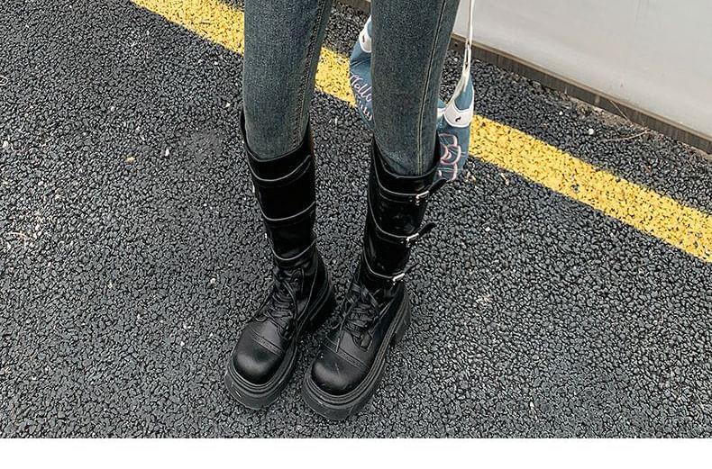 High Rise Washed Applique Skinny Jeans Product Image