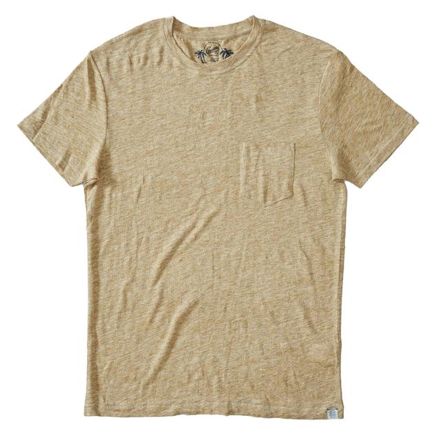 Soldano Linen Pocket Tee - Gold (Final Sale) Product Image