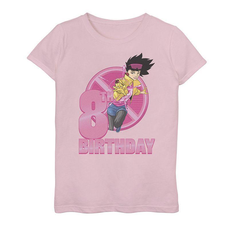 Girls 7-16 Marvel X-Men Jubilee 8th Birthday Badge Graphic Tee, Girls Product Image