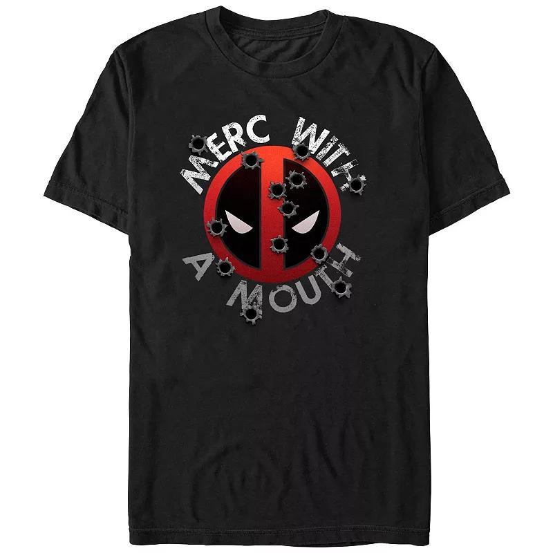 Mens Marvel Deadpool Merc With A Mouth Graphic Tee Product Image